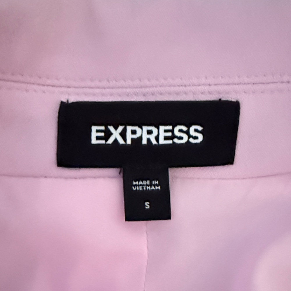 Express Light Pink Women's Blazer - Picture 2 of 3